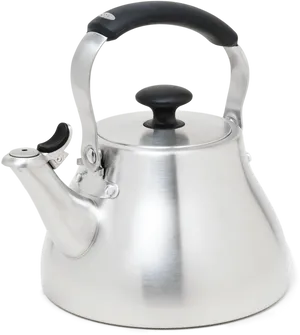 Stainless Steel Stovetop Kettle PNG Image