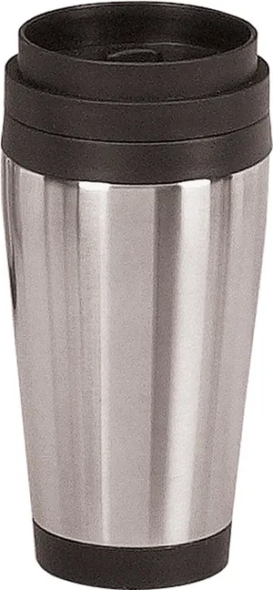 Stainless Steel Travel Tumbler PNG Image