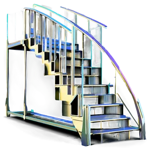 Staircase With Slide Png 06122024 PNG Image