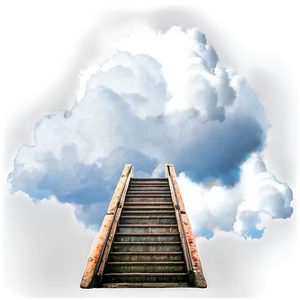 Stairway Beyond The Clouds Png 56 PNG Image