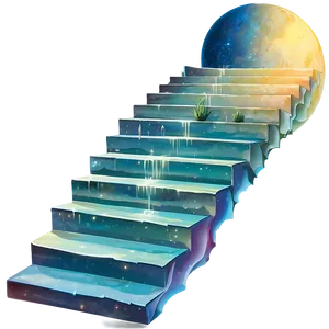 Stairway To Cosmic Paradise Png Sda81 PNG Image