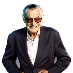 Stan Lee Cartoon Character Png Oum27 PNG Image