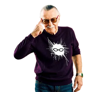 Stan Lee Marvel Editor Png Nxu83 PNG Image