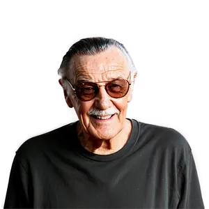 Stan Lee Smiling Portrait Png Fmk85 PNG Image