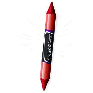 Standard Red Crayon Png Bue60 PNG Image