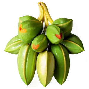 Star Fruit Pattern Png Pus PNG Image