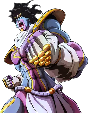 Star Platinum Jo Jos Bizarre Adventure PNG Image