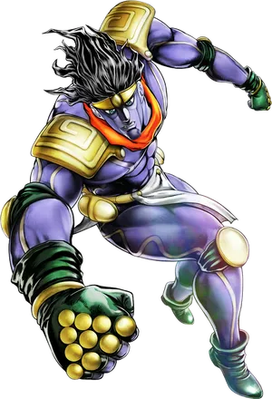 Star Platinum Jo Jos Bizarre Adventure PNG Image