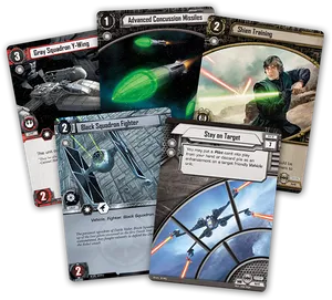 Star Wars Card Game Collection PNG Image