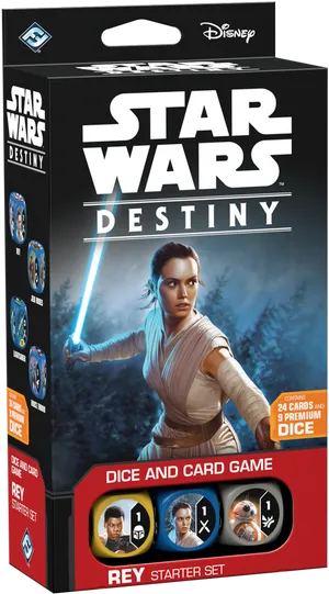 Star Wars Destiny Rey Starter Set Packaging PNG Image