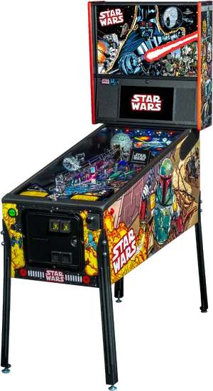 Star Wars Pinball Machine PNG Image