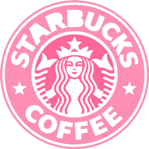 Starbucks Classic Pink Logo PNG Image