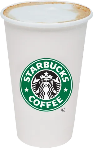 Starbucks Coffee Cup Branding PNG Image