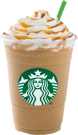 Starbucks Frappuccino Caramel Swirl PNG Image