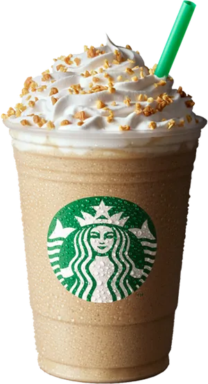 Starbucks Frappuccinowith Whipped Cream PNG Image