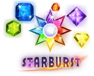 Starburst Slot Game Gemsand Logo PNG Image