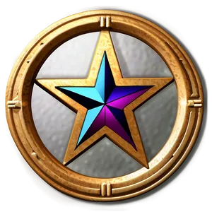 Starlight Circle Emblem Png Heq PNG Image