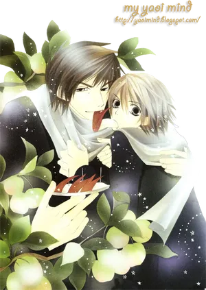 Starlit_ Embrace_ Anime_ Style PNG Image