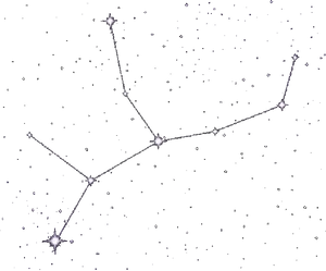 Starry Night Constellation PNG Image