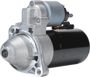 Starter Motor Isolated Background PNG Image