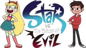 Starvs The Forcesof Evil Animated Characters PNG Image