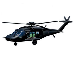 Stealth Black Hawk Helicopter Png 32 PNG Image