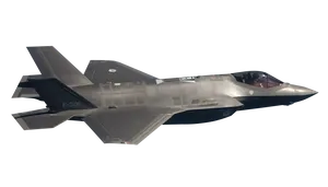 Stealth_ Fighter_ Midflight PNG Image