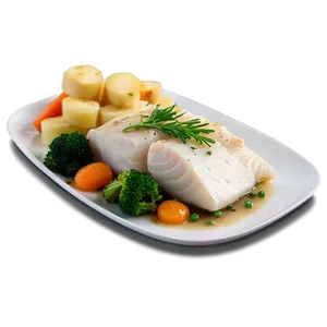 Steamed Cod With Vegetables Png 06252024 PNG Image