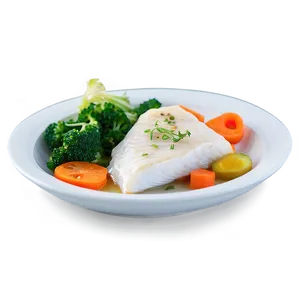 Steamed Cod With Vegetables Png Jgn61 PNG Image