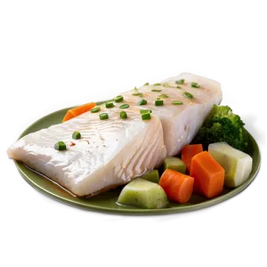 Steamed Cod With Vegetables Png Yyq PNG Image