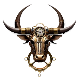 Steampunk Ox Design Png 06242024 PNG Image