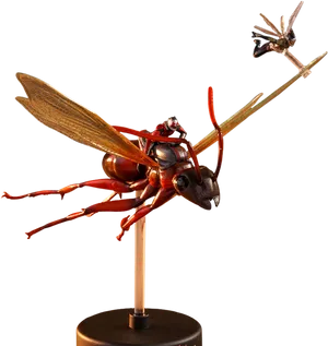 Steampunk Wasp Sculpture PNG Image