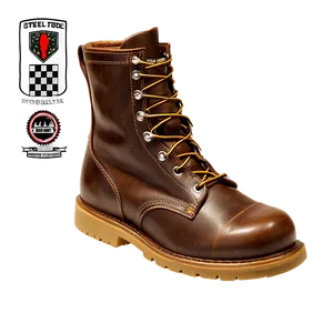 Steel Toe Combat Boots Png Puk PNG Image