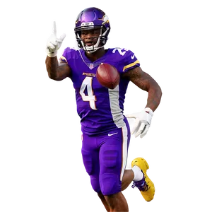 Stefon Diggs Animated Celebration Png 2 PNG Image