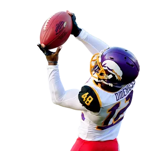 Stefon Diggs Catching Football Png Myi PNG Image