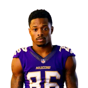 Stefon Diggs Intense Game Face Png 49 PNG Image