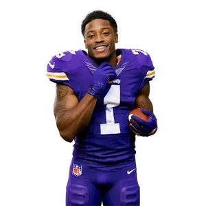 Stefon Diggs Victory Pose Png Vgt74 PNG Image