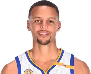 Steph Curry Golden State Warriors Portrait PNG Image