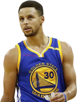 Steph Curry Golden State Warriors Uniform PNG Image