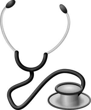 Stethoscope Icon Black Background PNG Image