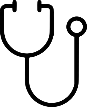 Stethoscope Icon Outline PNG Image