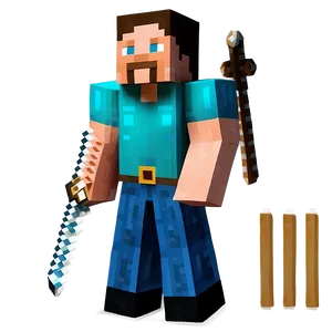 Steve Minecraft Asset Png 43 PNG Image