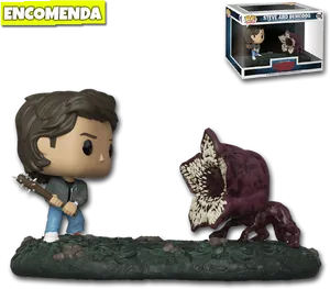 Steveand Demodog Funko Pop PNG Image