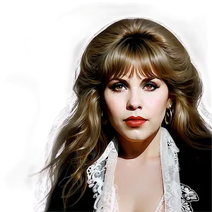 Stevie Nicks Portrait Png Hsg76 PNG Image