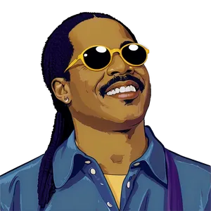 Stevie Wonder Portrait Png 87 PNG Image