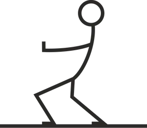 Stick Figure In Motion.png PNG Image