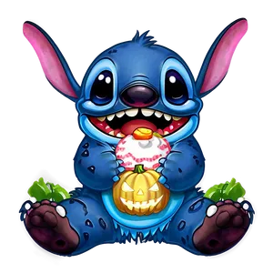 Stitch Halloween Treat Png 83 PNG Image