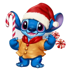 Stitch’s Holiday Cheer Png Qcq PNG Image