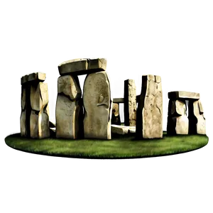 Stone Circle Of Stonehenge Detailed Png Uio32 PNG Image