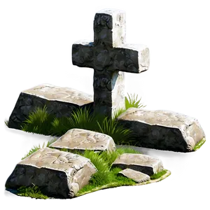 Stone Cross Png Rux65 PNG Image